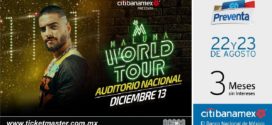 -Maluma regresa a Puebla el jueves 12 de diciembre con su “World Tour.