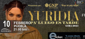 YURIDIA EN PUEBLA 10 de febrero Auditorio GNP